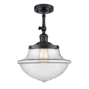 Oxford - 1 Light Adjustable Semi-Flush Mount In Traditional Style-15.5 Inches Tall and 11.75 Inches Wide - 1 of 1