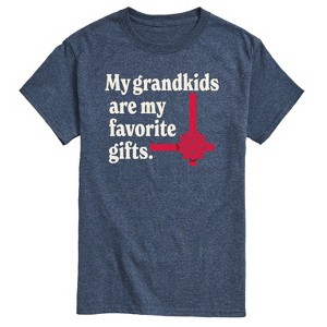 Men's - Instant Message - Grandkids Favorite Gift Short Sleeve Graphic T-Shirt - 1 of 4