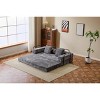 COMHOMA Floor Couch, Compression Sofa, Convertible Floor Sofa Bed with Pillow Back Support Armrest, for Living Room, Bedroom - 4 of 4