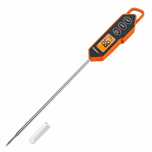 Verzamelen Reclame Messing Thermopro Tp01h Fast Reading Digital Meat Thermometer For Meat Cooking Bbq  Thermometer Probe With Backlight Long Probe Bbq Meat Thermometer In Orange  : Target