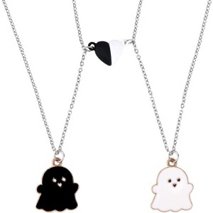 2PCS Magnetic Couple Necklaces - Matching Friendship Pendants for Women/Men, Anniversary/Birthday Gift - 1 of 4