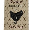 Park Designs Wicked Chickens Printed Dishtowel Set of 2 - 2 of 2