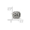 Black Bow Jewelry Sterling Silver Floral Bead Charm - 4 of 4