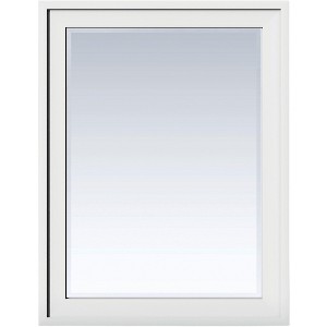James Martin Signature Vanities Addison 30" Rectangular Mirror, Glossy White - 1 of 1