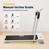 REDLIRO Under Desk Folding Treadmills 2 in 1 Walking Running Machine, White - 2 of 4