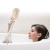 Unique Bargains Body Bath Brush Back Scrubber Loofah Shower with Long Handle for Skin Exfoliating PP Mesh 1 Pcs - image 2 of 4