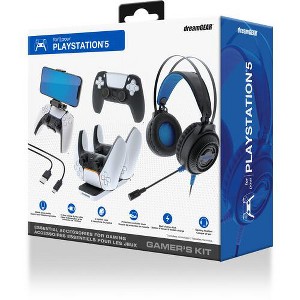 Dreamgear - Dreamgear DGPS5-7401 Gamer's Kit Playstation 5 (5 in 1) (Black) - 1 of 1