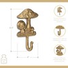 Cheung's Mythra Golden Mushroom Medley Cast Iron Wall Hook - 3 of 4