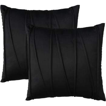 Scalloped Velvet and Linen Decorative Pillow – LemieuxEtCieShop