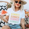 Simply Sage Market Women's Summer Stacked Colorful Short Sleeve Graphic Tee - 2 of 3