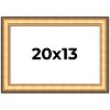 PosterPalooza | Traditional Gold Picture Frame - UV Acrylic, Backing Board, Hanging Hardware Included - 2 of 4