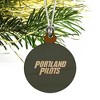 Portland Secondary Logo Mini Small Tiny Wood Christmas Tree Holiday Ornament - 3 of 4