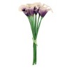 Unique Bargains Household Room Ornament Elegant Wedding Calla Lily Artificial Flowers Bouquet 10 Pcs - 3 of 4