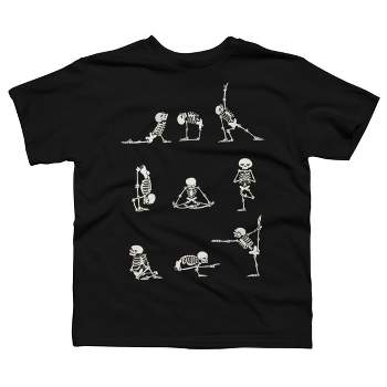Boy's Design By Humans Skeleton Yoga By huebucket T-Shirt