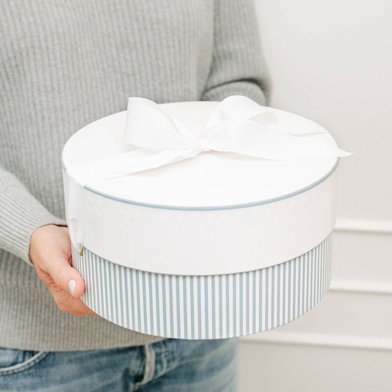 Blue/White Striped Large Gift Box - Sugar Paper&#8482;, 2 of 5