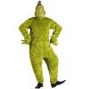 HalloweenCostumes.com XX Large   Dr. Seuss The Grinch Santa Deluxe Costume with Mask X, Red/White/Green - 3 of 4