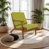 FONTOI Accent Chairs, Recliner Chair with Angled Back, Lounge Chair with Fixed Arms for Home Bedroom Office, Green, 29.9"*31.9"*33.5" - 4 of 4