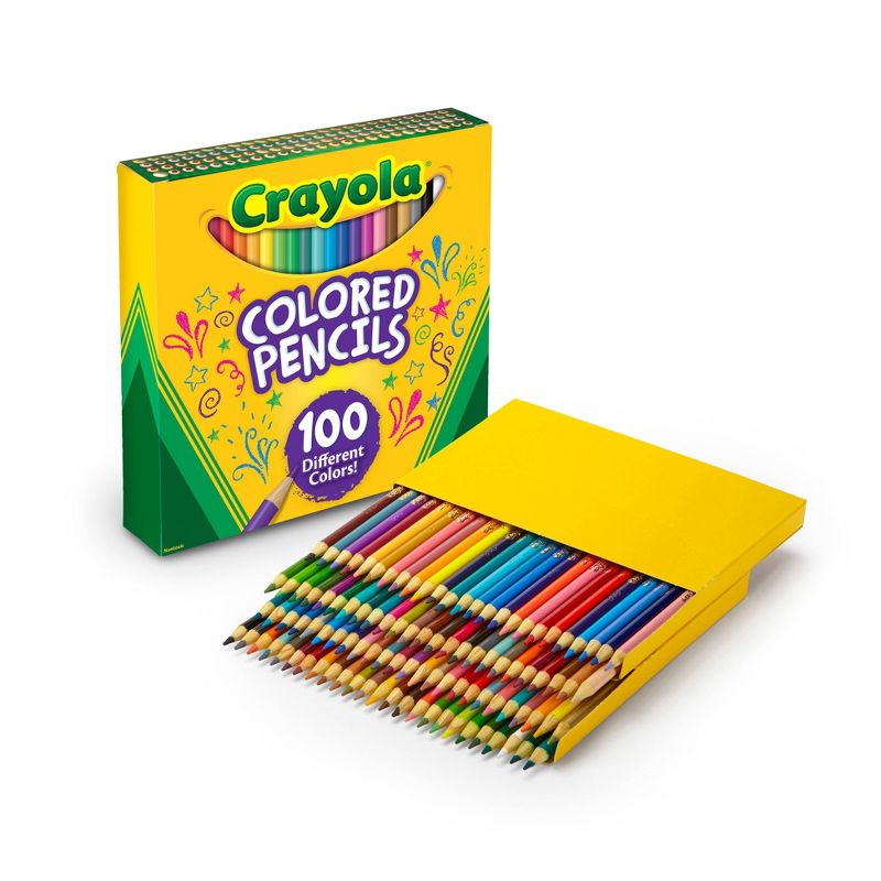 Crayola 100ct Sharpened Colored Pencils, 5 of 7