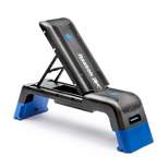 Reebok Fitness Multipurpose Adjustable Aerobic and Strength Training Workout Deck with Incline and Decline Bench Configurations, Blue
