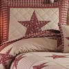 Park Designs Red Sturbridge Patch King Sham Star - 3 of 3