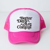 Simply Sage Market Embroidered Better Days Foam Trucker Hat - 3 of 3
