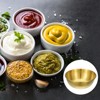 Unique Bargains Thick Stainless Steel Condiment Dishes for Kitchen Restaurant 3.2" Dia - 4 of 4