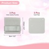 Unique Bargains Velvet Storage Ring Necklace Jewelry Pouches with Insert Pad 3.5" x 3.3" 3 Pcs - 2 of 4