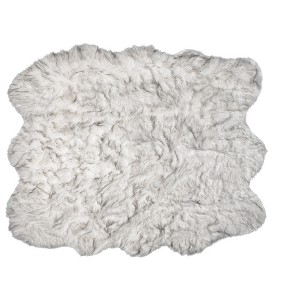 Luxe Gordon Faux Sheepskin Sexto Rug | 5'x6' - 1 of 4