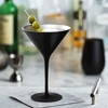 Stölzle Lausitz Olympia Martini Glass, Black/Silver - Set of 6 - 4 of 4