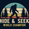 Men's Design By Humans Bigfoot - Hide And Seek World Champion By clickbong Tank Top - 2 of 2