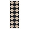 Washable Easy Jute Area Rugs for Living Room Bedroom Modern Geometric Checkered Indoor Outdoor Rug - 4 of 4