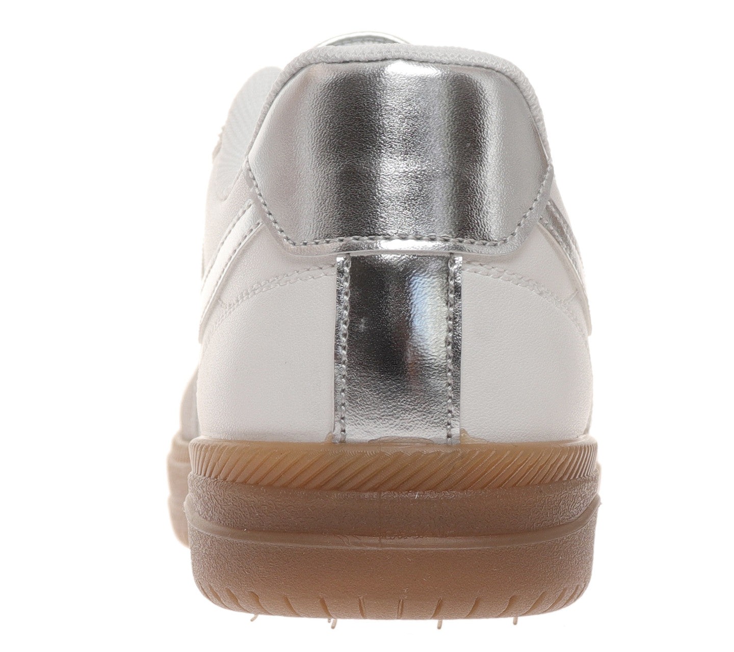 Женские кроссовки Outwoods Giana-2 Lace Up Fashion Sneakers, Silver Combo, цвет: Серебряный — фото 3