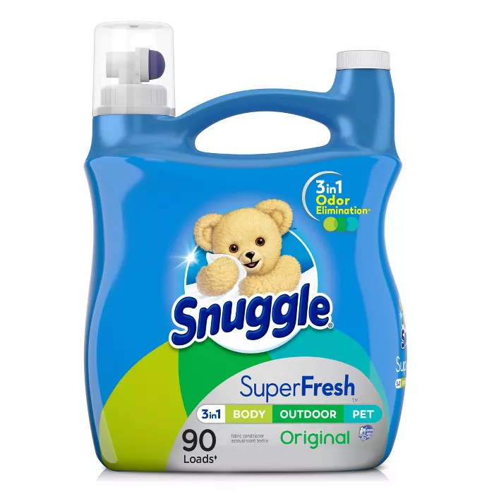 Snuggle PLUS SuperFresh Liquid Fabric Softener - 95 fl oz