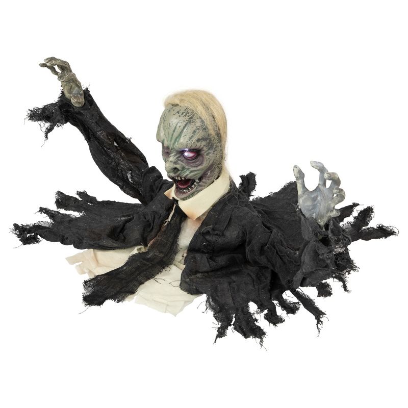 Northlight 19" Lighted and Animated Groundbreaking Zombie Halloween Decoration, 5 of 6