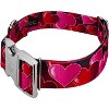 Country Brook Petz 1 1/2 Inch Premium Romantic Hearts Dog Collar - 2 of 4