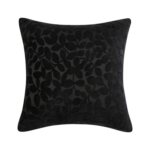 Black chenille hot sale throw pillows