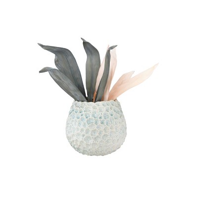 Textured Ceramic Planter Light Blue - 3R Studios