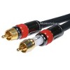 Monoprice Digital Coaxial Cable - 0.5 Feet - RCA Female to 2-RCA Male Splitter Adapter, single, Gold plated - 3 of 3