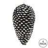 Vickerman Matte Glitter Pinecone Christmas Ornament - 3 of 3