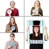Big Dot of Happiness Let It Snow - Snowman - Christmas and Holiday Party Selfie Photo Booth Picture Frame and Props - Printed on Sturdy Material - 2 of 4