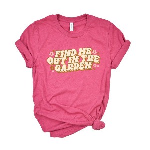 Simply Sage Market Women's Find Me In The Garden Short Sleeve Graphic Tee - 1 of 4