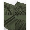 Maxi Skirts for Women High Waist Vintage Skirt Tiered Long Skirt with Pockets Flowy High Low Hemline Skirts - 2 of 4