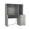 NicBex Office Desk with Hutch & Bookshelf,Armoire Desks with USB Ports and Power Outlet for Home Office - 4 of 4