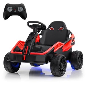 Costway Ride on Car for Big Kids 12V Battery Powered Electric UTV with Remote Control Red/Pink/Green - 1 of 4