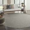 Nourison Positano Solid Indoor Outdoor Rug - 3 of 4
