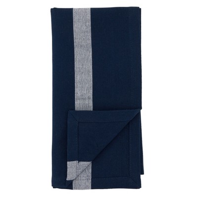 Saro Lifestyle Banded Design Cotton Table Napkins