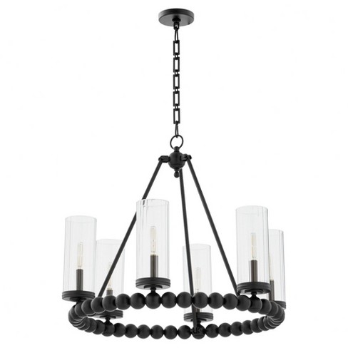 Quorum Lighting Lee Boulevard 6 - Light Chandelier in  Matte Black - image 1 of 1