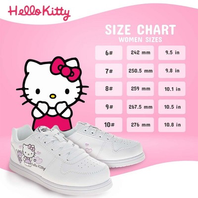 Женские кроссовки Hello Kitty Women'S Sneakers, White, 7 — фото 8