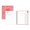 Blue Sky 7"x9" Weekly/Monthly Wirebound Planner Clear Cover Mystic Island Pink - 4 of 4
