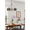 Urban Ambiance Luxury Cosmopolitan Indoor Pendant,  20''H x 26"W x 26''D,  Matte Black Finish, UHP4703 - 2 of 4